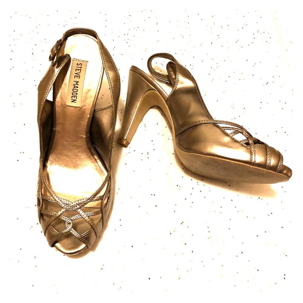 Gold tone Heels